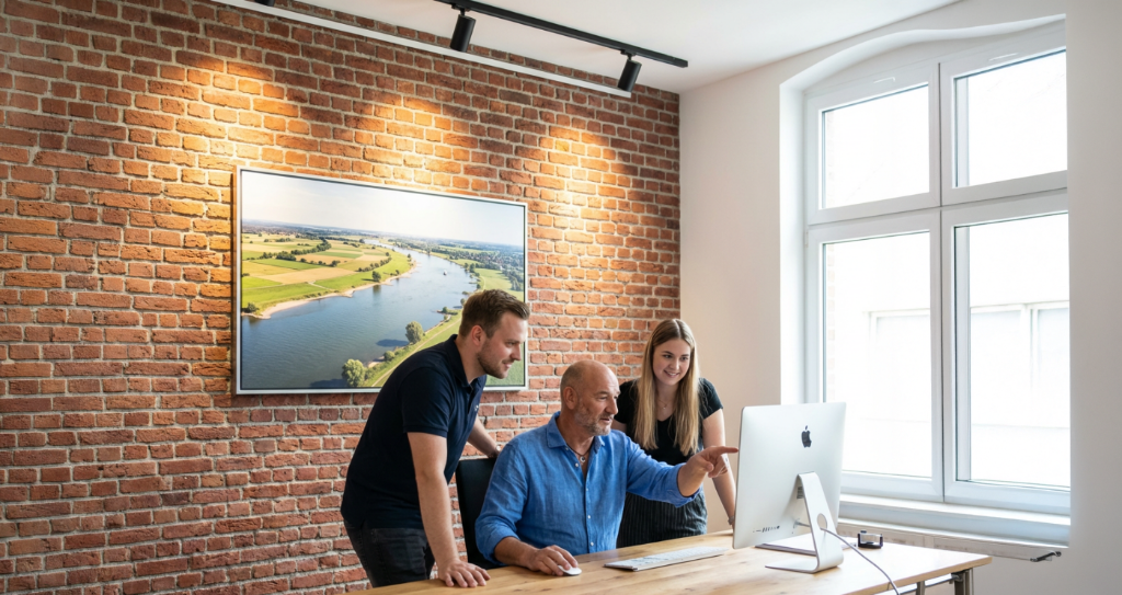 KI-Workshop der Niederrhein.AI Akademie — Inhouse-Schulung für ein Team am Niederrhein